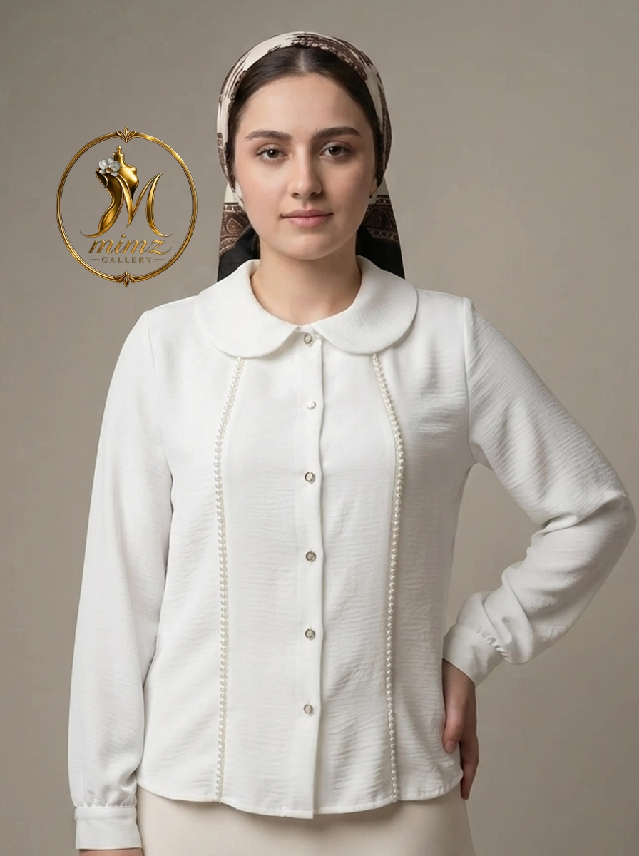 استایل لایه ای زنانه با شومیز مینا از میمز گالری